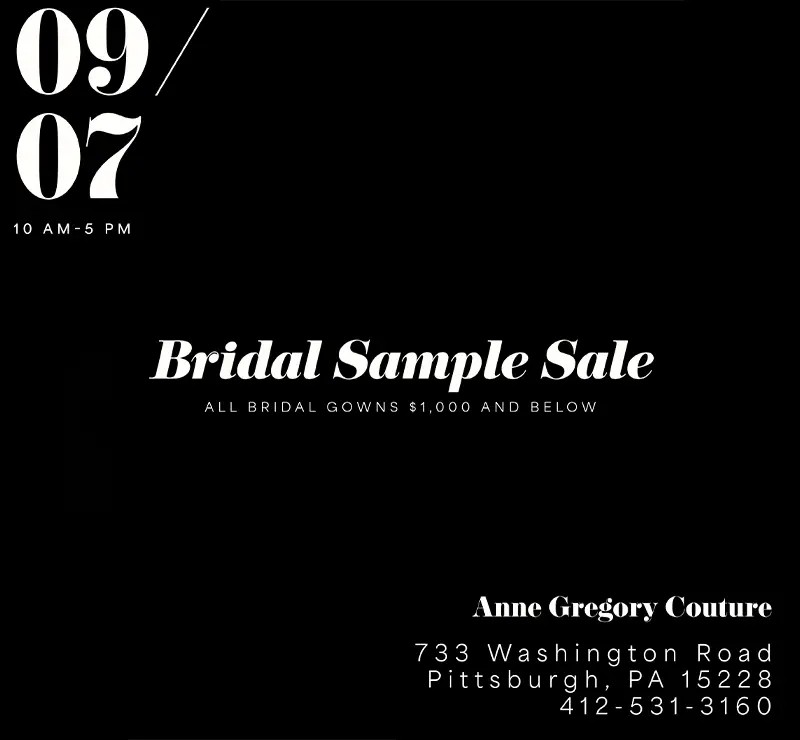 Bridal Sample Sale Main Image
